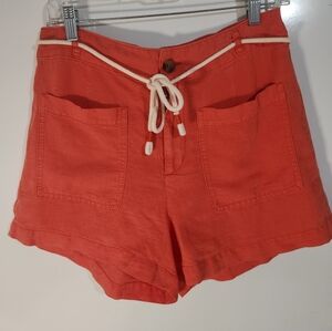 C&C California Women's Coral Shorts with Drawstring, Size Med